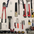 INCLY Pegboard Hooks Set for Hanging Tools, 206PCS Heavy Duty Peg Hook Hanger & Holder Fit 1/4 1/8 Inch Pegboard for Craft As