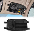 1 Pack Multi-Functional Car Sun Visor Organizer With Micro ID Carrier Pocket, Molle Tactical Visor Organizer Bag,Truck Visor Organizer Auto Accessories Sunglass Holder