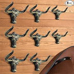 Hat Rack for Wall, Cast Iron Cowboy Hat Holder,Hat Storage Organizer Hat Hooks for Wall Western Decor for Bedroom
