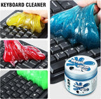 DNA MOTORING 4 Pack Car Cleaning Gels Auto Detailing Tools Cleaning Putty Car Interior Cleaner, Car Jelly Cleaner, Keyboard C