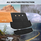 LASFIT Cargo Trunk Mat & Backrest Mats for Hyundai Palisade 2025 2024 2023 2022 2021 2020 All Weather TPE Custom Fit Car Trunk Mats Cargo Liner & Seatback Mats Accessoires, Black