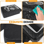 Back Seat Cup Holder for Car, Truck Bed Organizer, Car Truck Boat Organizer, Couch Cup Holder Expander Tray Holds Fit for Coffee Drink Food Snacks Remote with Side Pockets