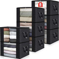 Fab totes Storage Bags,Clothes Blanket Storage Bins Foldable Closet Organizers with Reinforced Handle for Home Dorm Storage a