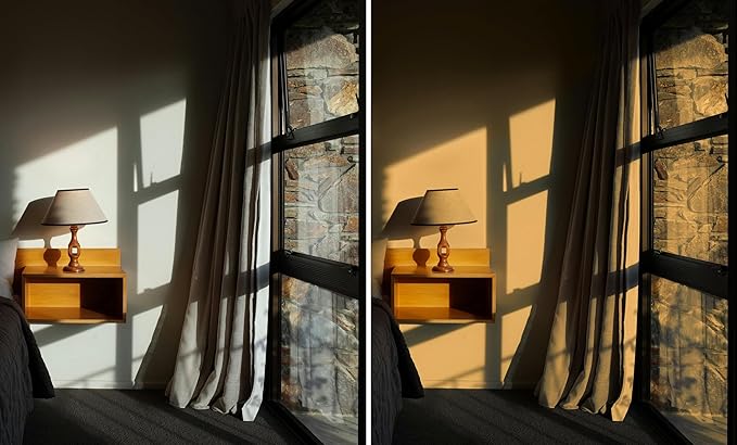 VViViD Transparent Colorful Vinyl Window Tinting Sheets (6ft x 5ft, Bronze Brown)
