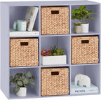 Best Choice Products Kids Bookcase 9-Cube Storage Organizer, 11in Shelf Opening, Bookshelf, Toy Storage, Customizable w/ 3 Re