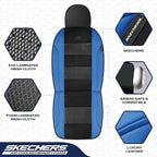 Skechers Men’s Seat Covers, Air-Cooled Memory Foam Car Seat Covers Front Seats, Airbag Compatible,Universal Fit for Most Cars