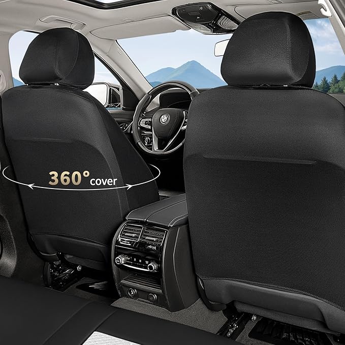 FLORICH Automotive Car Seat Cover Full Set Air Mesh Leather Car Seat Covers 5 Seats Car Protector Cushion Cars Interior Acces