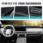 FIILINES Dash Cover for 2024-2026 Hyundai Santa Fe, Dashboard Mat Accessories Dash Cover Sunshade Nonslip Mesh Protector No G