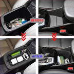 Center Console Organizer Compatible with 2024 2025 2026 Chevy Trax Armrest Storage Box and Center Console Middle Storage Tray Insert Secondary Interior Accessories