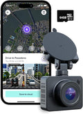 Nexar Beam GPS Dash Cam - 1 Year Nexar App Subscription Included - Unlimited Cloud Storage, Drive Recordings, Parking Mode, N