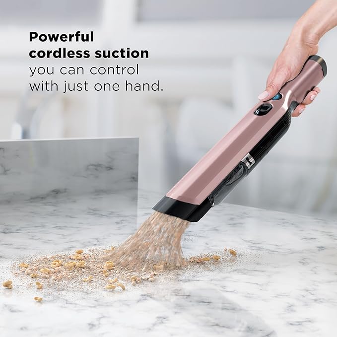 Shark WANDVAC Cordless Hand Vac, Lightweight, Portable at 1.4 lbs., Powerful Suction, Charging Dock, One-Touch Empty for Car 