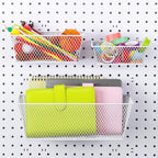 Photect Pegboard Wire Baskets Accessories Hanging Wall Organizer 3 Sizes Pegboard Bins Basket Home Garage Multi Fit Organizer