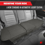 Motor Trend Rear Seat Protector for Cars, SUVs & Trucks – Nappa Leather Bench Cover Protector - Car Seat Cover for Kids, Pets
