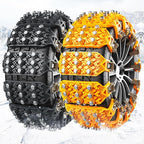 Snow Chains EOHMAK 6 PCS Car Anti-Skid Snow Tire Chains Automotive Tire Traction Chain for Tire Width 165-265mm Car Truck Pic