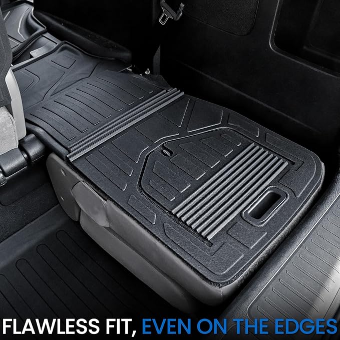 Cargo Mat for 2018-2026 Honda Odyssey Fold Down 3rd Row Seat into The Well, All Weather TPE Trunk Cargo Liner Mat Accessories(Cargo Liner for Stowed Flat 3rd-Row Seating)