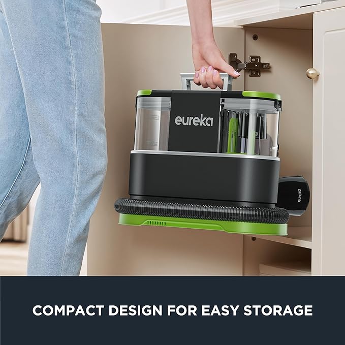 EUREKA Portable Carpet and Upholstery Cleaner, Spot Cleaner for Pets, Stain Remover for Carpet, Area Rugs, Upholstery, Coache