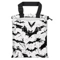 Car Trash Bag Large Hanging Can for Back of Seat, Cute Waterproof Car Garbage Bag for Vehicle, Travelling, Outdoor Cool Black Bats