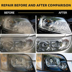 Headlight Restoration Kit, 3-Step Headlight Cleaner Wipes, Removes Yellowing, Oxidation & Cloudiness, Restores Clarity with U