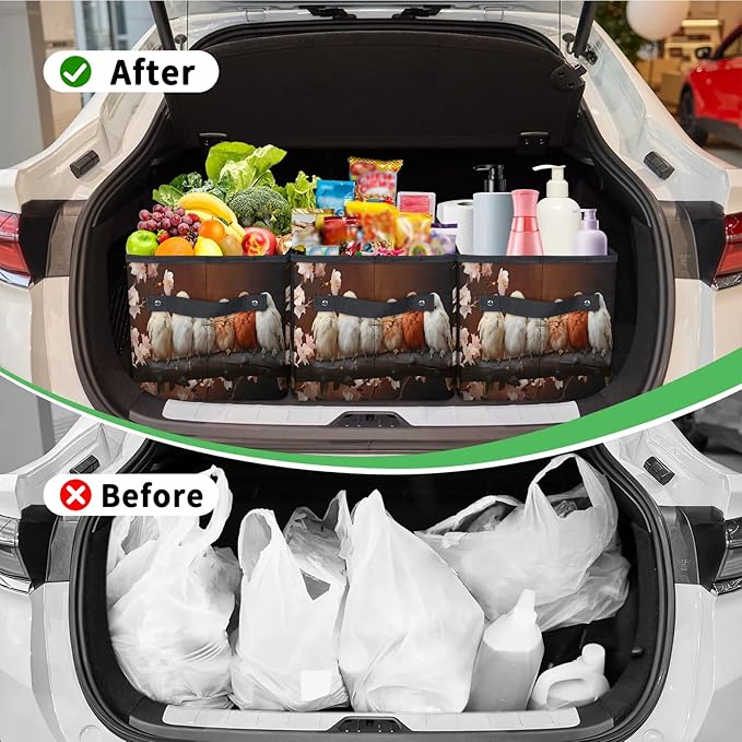 Reusable Grocery Bags Heavy Duty Shopping Bags Foldable Large Tote Bags with Long Handles & Hard Bottom