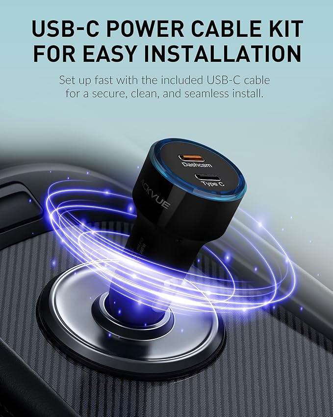 BlackVue DR770X-2CH II 64GB Dash Cam – Dual Full HD Front & Rear, Enhanced Visual Clarity, Fast Boot, USB-C Install, Effortle