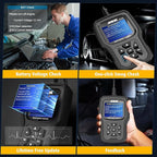 ANCEL FD700 Ford Lincoln Mercury OBD2 Scanner, Full System Automotive Car Code Reader with All Functions, Including Battery