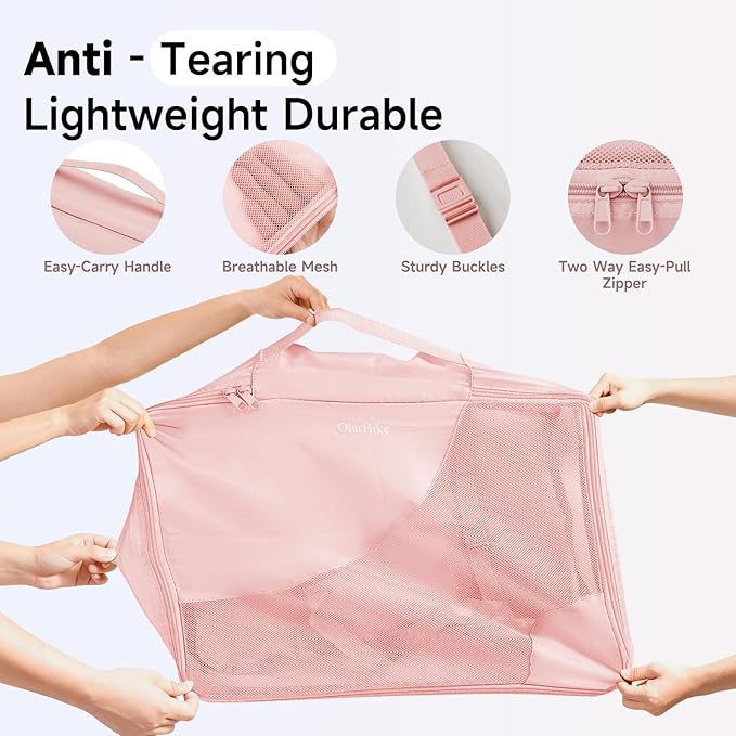 11 Set / 9 Set Packing Cubes for Travel,Gifts for Women Mom Kids,TSA Approved Bags for Makeup, Cosmetic, Toiletry, Organizers