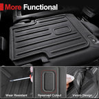 Backrest Mat Compatible with 2023-2025 2026 Honda Pilot Accessories, 2nd Kick Mats for 2022-2026 Acura MDX Accessories