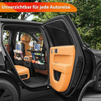 SURDOCA Backseat Car Organizer with Foldable Tray for Kids & Adults – NEW MODEL Seat Storage with Touchable Tablet Pocket, Roadtrip Essentials – Fits Most Vehicles