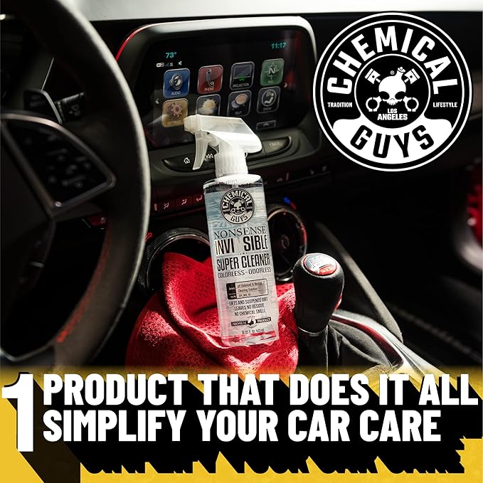 Chemical Guys Nonsense Colorless & Odorless All Surface Cleaner - Interior Cleaner, Safe for Vinyl, Rubber, Plastic, Carpet, 