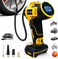 Tire Inflator Cordless for Dewalt MAX 20V Battery [Tool Only], 160PSI Portable Air Compressor with Pressure Gauge, Auto-Shutoff & Fast Inflation, Portable Air Pump for Car, Motorcycle, Bike, Ball