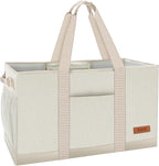 WONDAY Extra Large Utility Tote Bag - Standing Reusable Grocery Bag with Handle