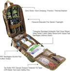 EVERLIT 250 Pieces Survival First Aid Kit IFAK EMT Molle Pouch Survival Kit Outdoor Gear Emergency Kits Trauma Bag for Campin