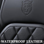 Coverado Car Seat Covers, Front Seat Cover, 2 Pack Waterproof Seat Covers for Cars, Luxury Faux Leather Car Seat Cushions, Ca