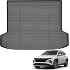 Auxko All Weather Cargo Liner Mat Fit for 2026 2025 2024 2023 2022 Hyundai Tucson Plug-in Hybrid TPE Trunk Mat Tucson Accessories All Season Odorless Anti-Slip Black