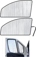 YelloPro Custom Fit Front Seat Side Window Sunshade for 2014 2015 2016 2017 2018 2019 2020 2021 2022 2023 2024 2025 2026 Dodge RAM ProMaster, Full Size Cargo Van Chassis Cab Cutaway Window Van (4pcs)