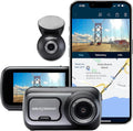 Nextbase 422GW Dash Cam Front and Rear Camera with App- Full 1440p/30fps Quad HD Small in Car- WiFi Bluetooth GPS- Alexa Voic