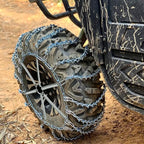 1Pair Tire Chain Tensioners, Snow Tire Chain Tighteners,Garden Tractor Tire Chain Tighteners for Riders, Snow blower