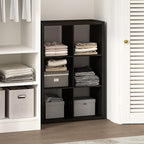 Furinno Cubic Closet Organizers and Storage, 6-Cube Closet Organizer, Open Shelf Closet Storage, Extra Thick Frame for Wardro