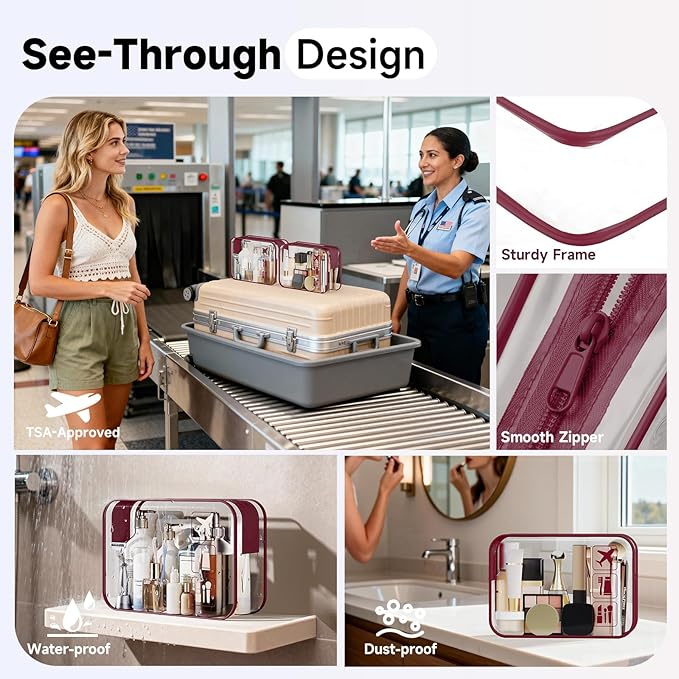11 Set / 9 Set Packing Cubes for Travel,Gifts for Women Mom Kids,TSA Approved Bags for Makeup, Cosmetic, Toiletry, Organizers