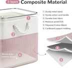 13 x 13 Inch Cube Storage Bins, 6 Pack Fabric Storage Basket with Handles, Foldable Boxes Organizer for Shelf Baskets for Hom