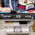 HNZIGE Fabric Storage Baskets for Shelves(3 Pack) Large Collapsible Storage Baskets for Organizing, Decorative Baskets Bins S