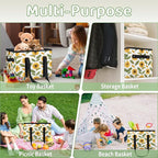 Reusable Grocery Bag, Foldable Large Shopping Tote Bag for Groceries Kitchen Picnic Car Trunk