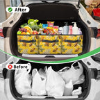 Reusable Grocery Bags Heavy Duty Shopping Bags Foldable Large Tote Bags with Long Handles & Hard Bottom