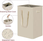 efluky Slim Laundry Basket, Narrow Laundry Hamper with Handles, Collapsible Dirty Clothes Hamper, Tall Laundry Bin for Laundr
