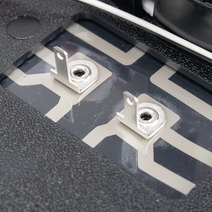 TRQ Mirror Glass w/Backing Plate Heated Driver Side Compatible with Cadillac Chevy GMC SUV