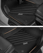 3W Floor Mats & Cargo Liner for 2025-2026 Subaru Forester (Not Fit Hybrid & Wilderness), TPE All Weather Floor Mats Custom Fit 2025-2026 Forester Full Set Anti-Slip Heavy Duty Accessorious, Black