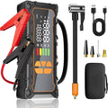 Battery Jumper Starter Portable, Jump Starter with Air Compressor-4000A 12V (7.0L Gas/ 6.0L Diesel) with 160PSI Tire
