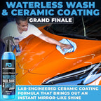 Grand Slam 4-Pack Includes Waterless Car Wash Spray + Instant Car Scratch Remover Repair + Streak Free Window and Glass Clean