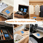 Car Dehumidifier, Indicating Silica Gel Desiccant Packets, 100g×10PCS Rechargeable Desiccant Packs for Cars Closets Drawers