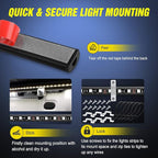 Nilight 3PCS 60 Inch RGB Truck Bed Light Strip Kit 270 LED Neon Accent LED with RF Remote On Off Switch Splitter Extension Cable for Cargo Pickup Truck Camper RV SUV Boat